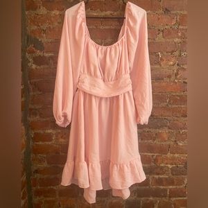 Light pink Amazon size L dress.